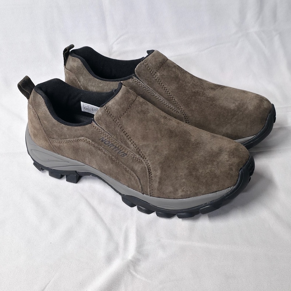 Nortiv 8 JS19007M Men's Jungle Moc Slip-On Hiking Loafers‎ Size 8.5 New